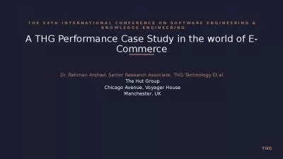 A THG Performance Case Study in the world of E-Commerce