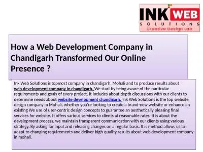 How a Web Development Company