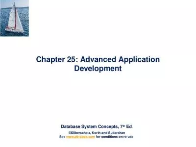 Chapter 25: Advanced Application Development