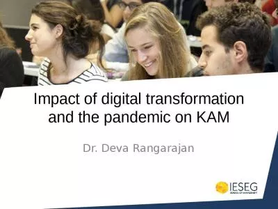 Impact of digital transformation and the pandemic on KAM