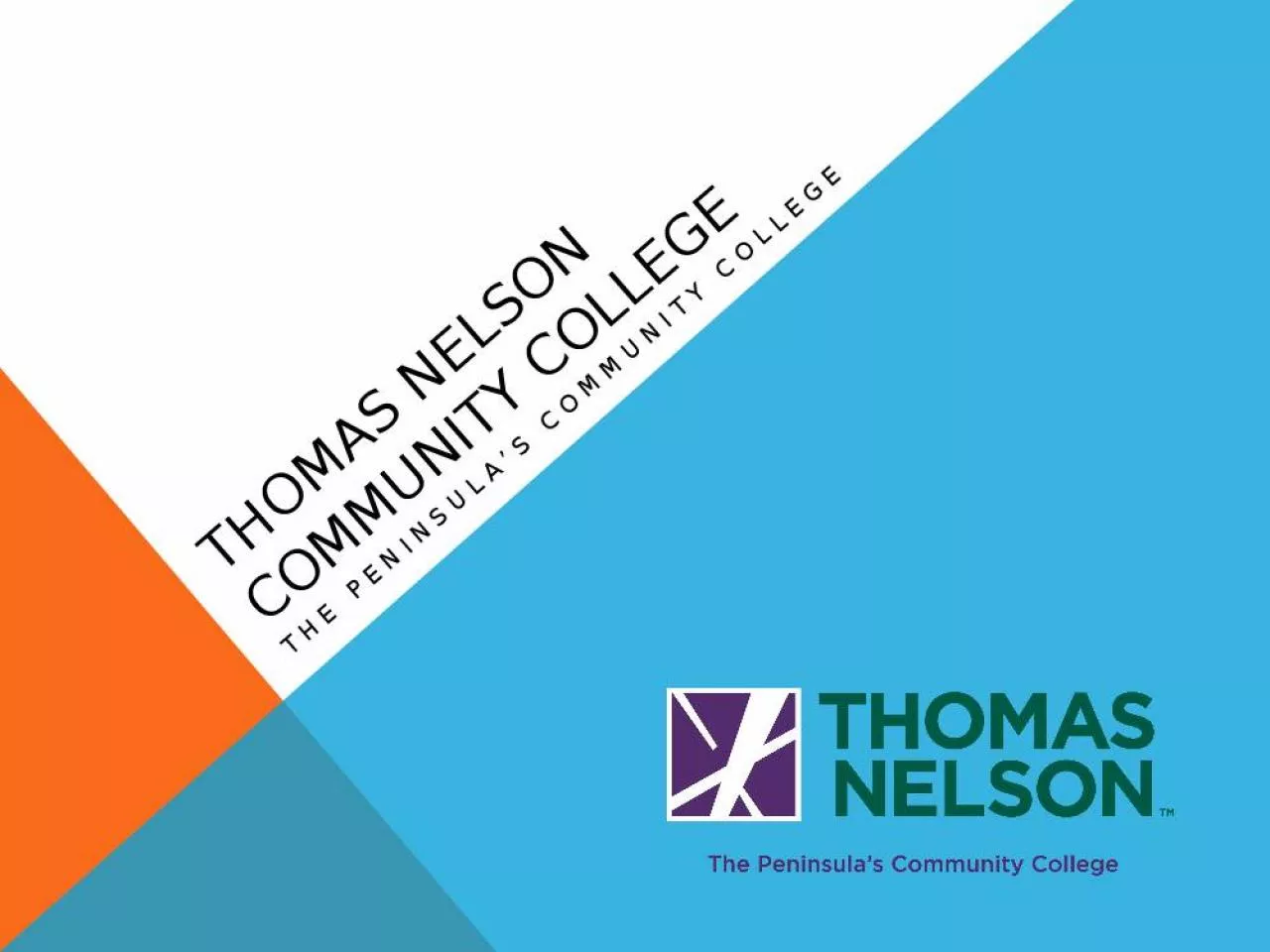 PPT-Thomas nelson community college