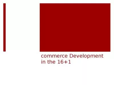 Think Tanks & E-commerce Development in the 16+1