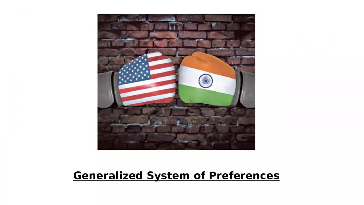 PPT-Generalized System of Preferences