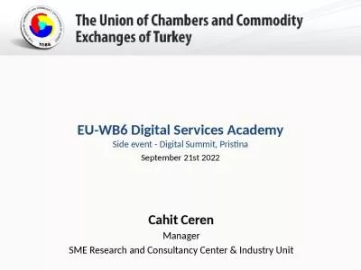 EU-WB6 Digital Services Academy Side event - Digital Summit, Pristina . September 21st 2022