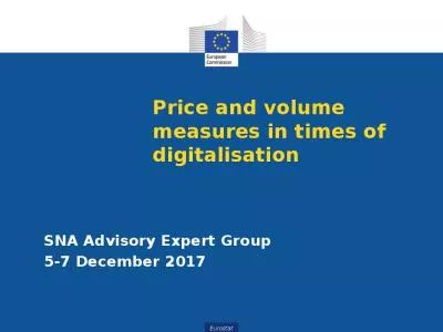 Price and volume measures in times of digitalisation