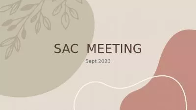 SAC  MEETING