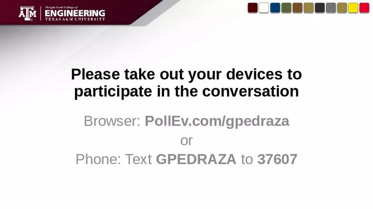 PPT-Please take out your devices to participate in the conversation