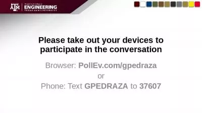 Please take out your devices to participate in the conversation