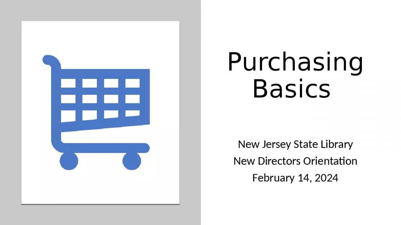 PPT-Purchasing Basics