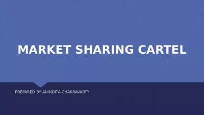 MARKET SHARING CARTEL