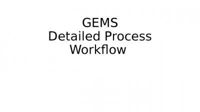 GEMS Detailed Process Workflow