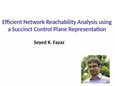 Efficient Network Reachability Analysis using  a Succinct Control Plane Representation