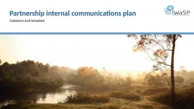 Partnership internal communications plan