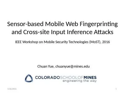 Sensor-based Mobile Web Fingerprinting and Cross-site Input Inference Attacks