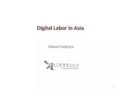 Digital Labor in Asia