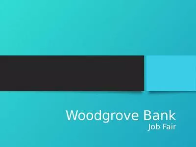 Woodgrove Bank Job Fair