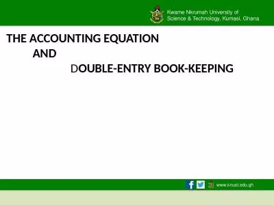 THE ACCOUNTING EQUATION                                                AND           