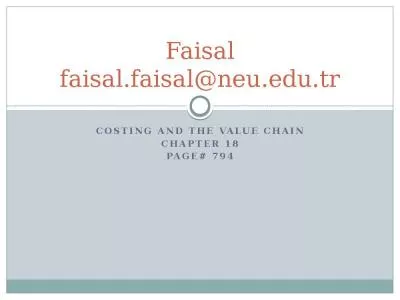 Faisal faisal.faisal@neu.edu.tr