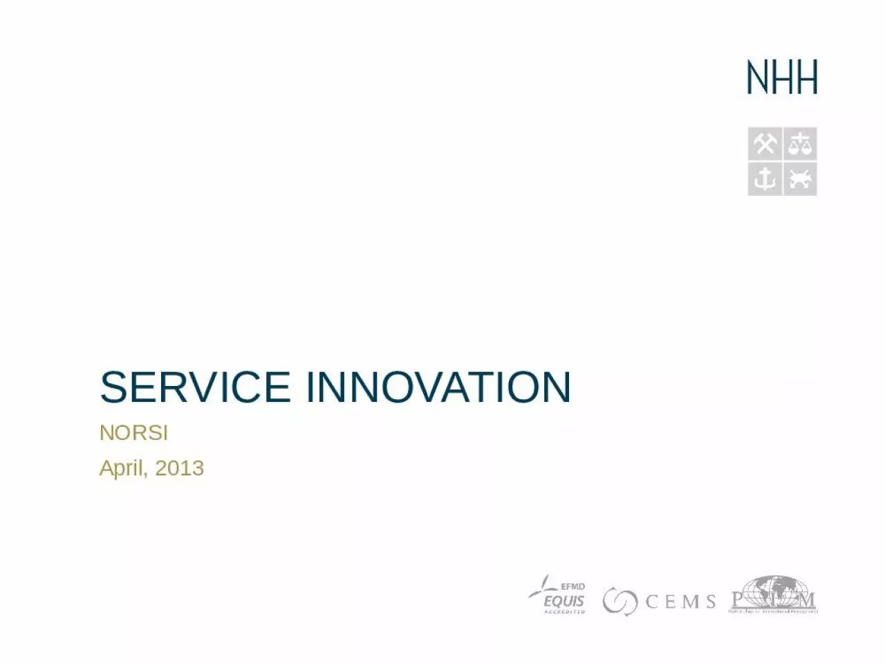 PPT-SERVICE INNOVATION