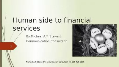 Human side to financial services