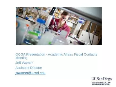 OCGA Department Model