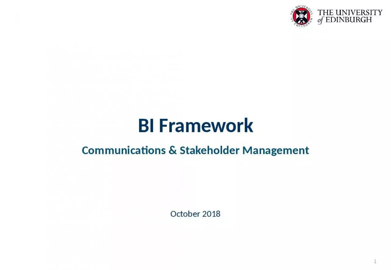 PPT-BI Framework