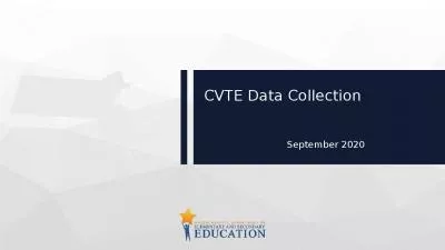 CVTE Data Collection      September 2020