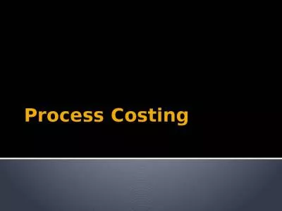 Process Costing