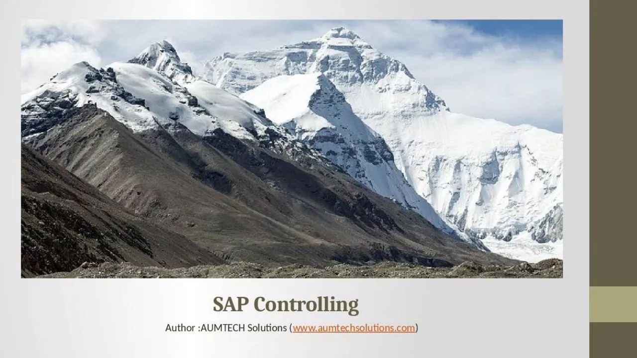 PPT-SAP Controlling