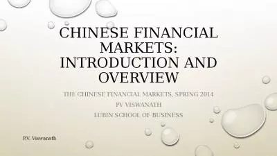 Chinese financial markets: introduction and overview