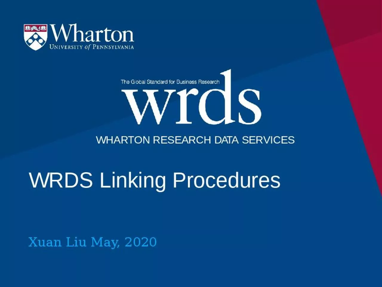 PPT-WRDS Linking Procedures