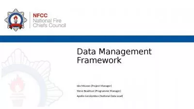 Data Management Framework