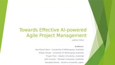 Towards Effective AI-powered Agile Project Management