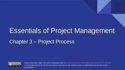 Essentials of Project Management