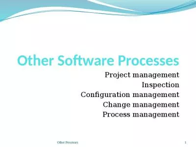 Other Software Processes