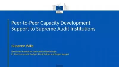 Peer-to-Peer Capacity Development  Support to Supreme Audit Institutions