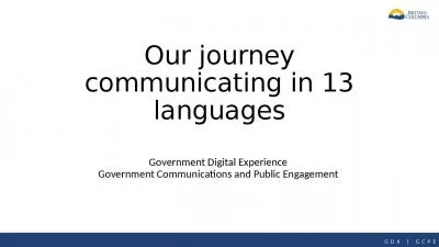 Our journey communicating in 13 languages