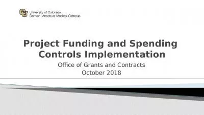 Project Funding and Spending  Controls Implementation