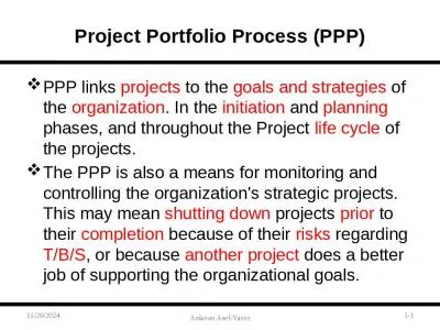 Project Portfolio Process (PPP)