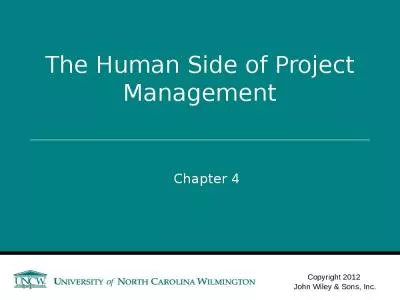 The Human Side of Project Management