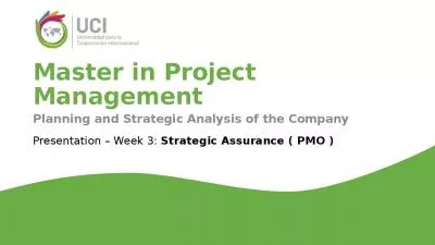 Master in Project Management