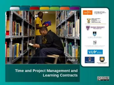 Time and Project Management and Learning Contracts