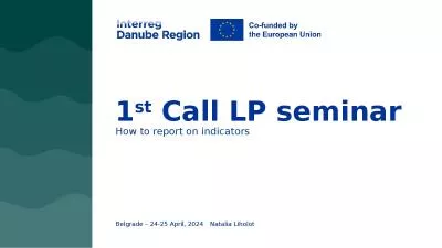 1st Call LP seminar