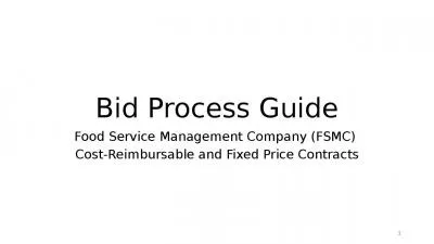 Bid Process Guide