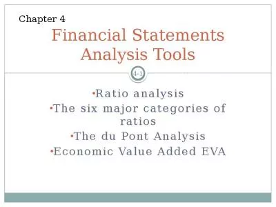 Financial Statements Analysis Tools