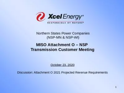 Northern States Power Companies (NSP-MN & NSP-WI)