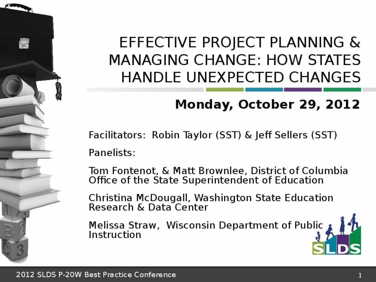 PPT-Effective Project Planning & Managing Change: How States Handle Unexpected Changes