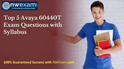 Avaya 60440T Exam Questions