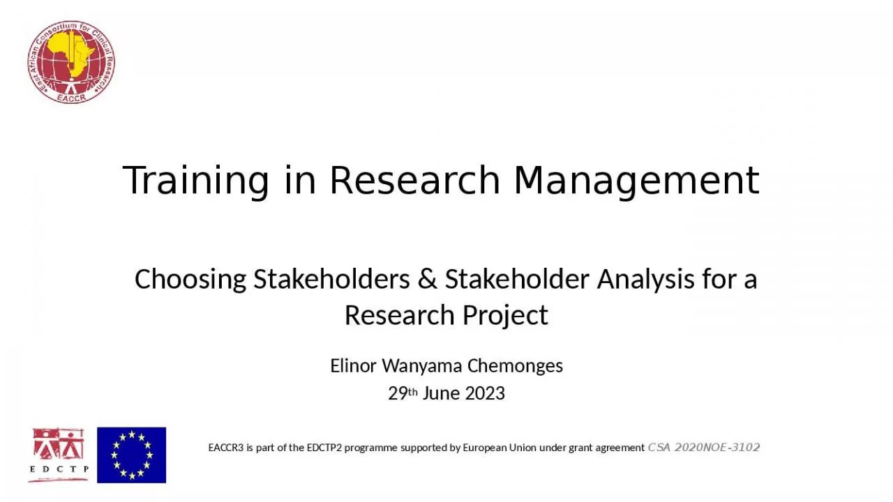 PPT-Training in Research Management