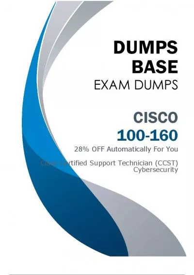 Cisco 100-160 dumps